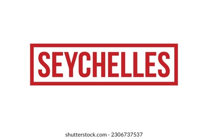 Vector de sellos de goma de Seychelles