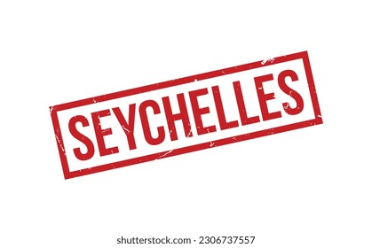 Seychelles Rubber Stamp Seal Vector