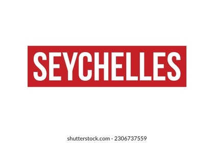 Seychelles Rubber Stamp Seal Vector