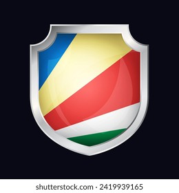 Icono de bandera de Escudo Plateado de Seychelles