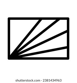 Icono del vector de Seychelles sobre fondo blanco