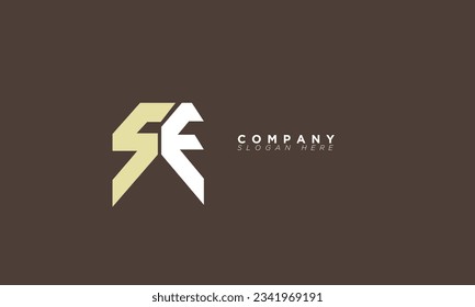 SF Alphabet Buchstaben Initial Monogram Logo FS, S und F