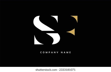 SF FS Abstract Letters Logo Monogram