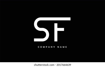 SF, FS, Alphabets Letters Logo Monogram