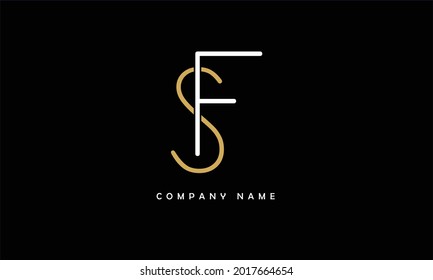 SF, FS, Alphabets Letters Logo Monogram