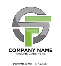 SF Initial logo design templates