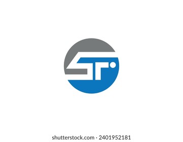 sf-letter kreative moderne Logo-Design Vektorsymbol-Vorlage