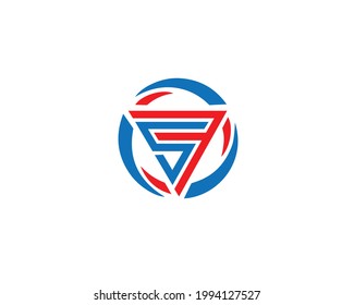 Design des SF-Letter-Logos Kreativ Moderner Vektorgrafik