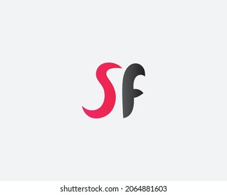 SF Letters Abstract Logo Monogram