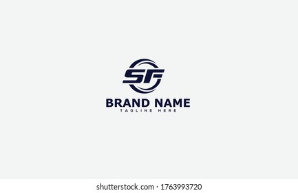 SF Logo Design Template Vector