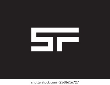 SF Logo Design Template Vector Graphic Branding Element.
