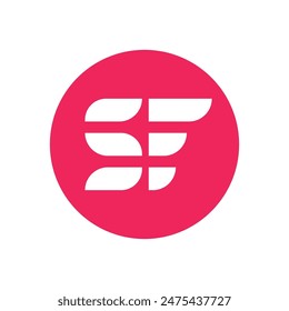 SF VB icon vector logo brand