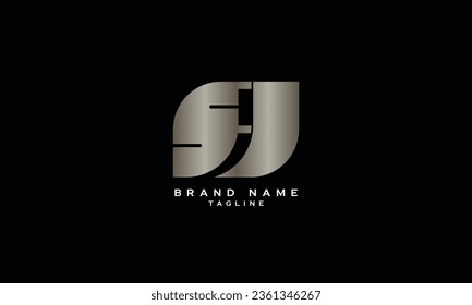 SFA, SAF, FSA, FAS, AFS, ASF, SFJ, SJF, FSJ, FJS, JFS, JSF, Abstract initial monogram letter alphabet logo design