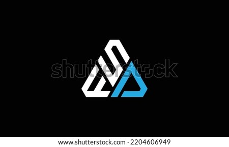  SFD, SFP Letter Initial Logo Design Template Vector Illustration 