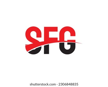SFG Letter Initial Logo Design Vector Illustration