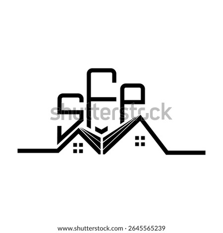 SFP Real State logo design, SFP simple and modern logo. SFP luxurious alphabet design  