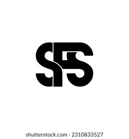 sfs initial letter monogram logo design
