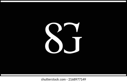 SG, GS Abstract Letters Logo monogram