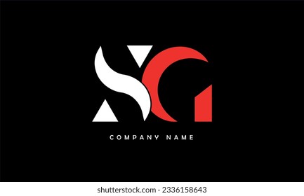 SG, GS Abstract Letters Logo Monogram
