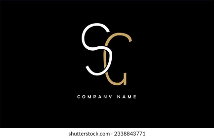 SG, GS Abstract Letters Logo Monogram