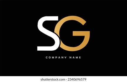 SG, GS Abstract Letters Logo Monogram