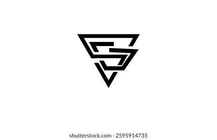 SG, GS Abstract Letters Logo Monogram