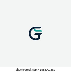 Logo de SG o GS y diseños de iconos