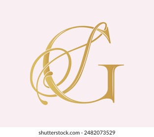 SG, GS, logotipo SG, letra SG, monograma SG, Vector, logotipo, Boda Monograma Iniciales, logotipo de Boda, Boda Monograma, diseño de logotipo, caligrafía, letras, alfabeto