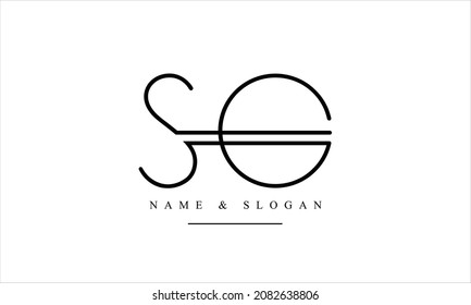 SG, GS, S, G abstract letters logo monogram