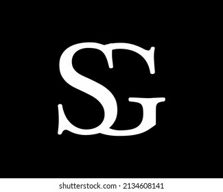 SG, GS, S, G abstract letters logo monogram