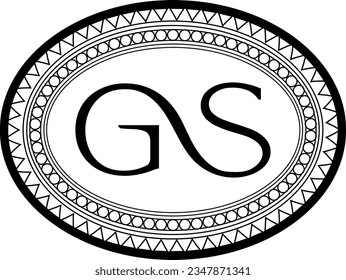 SG, GS, S, G abstrakte Anfangsbuchstaben Logo Monogramm. Elegantes und schicker Logo-Design.