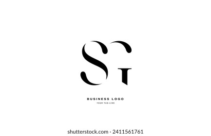 SG, GS, S, G, Abstract Letters Logo Monogram