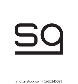SG initial letter logo template vector icon design