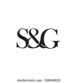 S&G Initial logo. Ampersand monogram logo