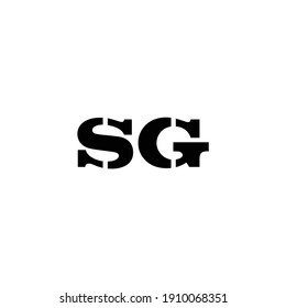 Logo inicial diseño vintage creativo