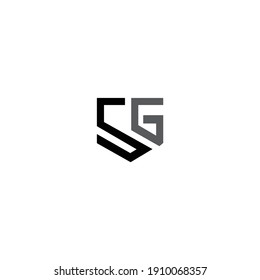 Logo inicial diseño vintage creativo