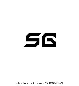 SG initial logo creative vintage design