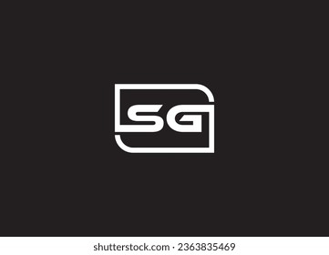 SG letter logo design and monogram logo