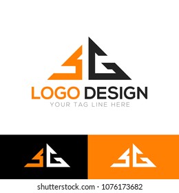 SG Letter Logo Design vector Template