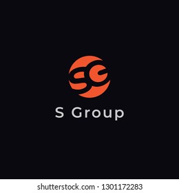 S,G letters vector logo. Business logo 