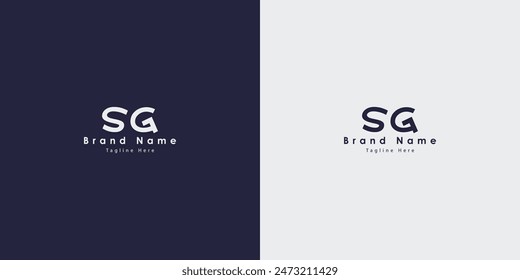 SG Letters vector logo design