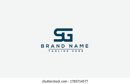 SG Logo Design Template Vector Graphic Branding Element.