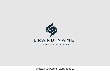 SG Logo Design Template Vector Graphic Branding Element.
