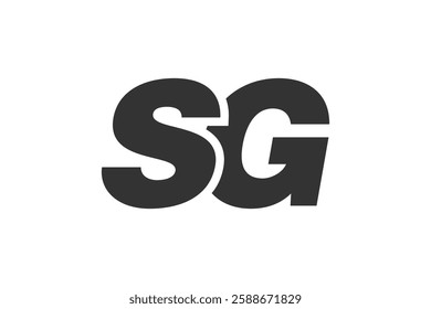 SG Techno Editable Font Logo For Corporate Branding. Bold, Futuristic Design With Unique Typographic Ideas. Minimal Custom Type And Dynamic Letter Variations For Promotion, Printing, And Book Titles