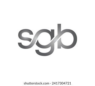 sgb marca de palabra sbstract vector libre