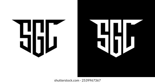 SGL letra logotipo design com fundo branco no ilustrador, logotipo vetorial moderno alfabeto estilo de sobreposição de fonte, caligrafia projetos para logotipo, cartaz, convite, etc.