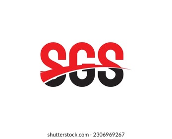 SGS Letter Initial Logo Design Vector Illustration