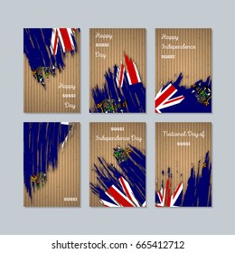 SGSSI Patriotic Cards for National Day. Expressive Brush Stroke in National Flag Colors on kraft paper background. SGSSI Patriotic Vector Greeting Card.