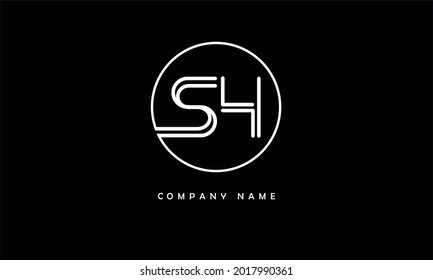 Sh Hs Alphabets Letters Logo Monogram Stock Vector (Royalty Free ...