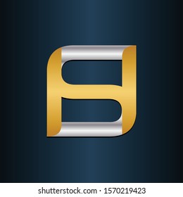 SH HS Double Initial Letters Logo